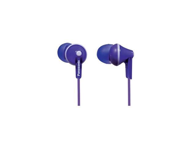 ErgoFit Earbud Headphones with Microphone and Call Controller Compatible with iPhone Android and Blackberry RPTCM125V InEar Purple Violet 7 x 2 x 2