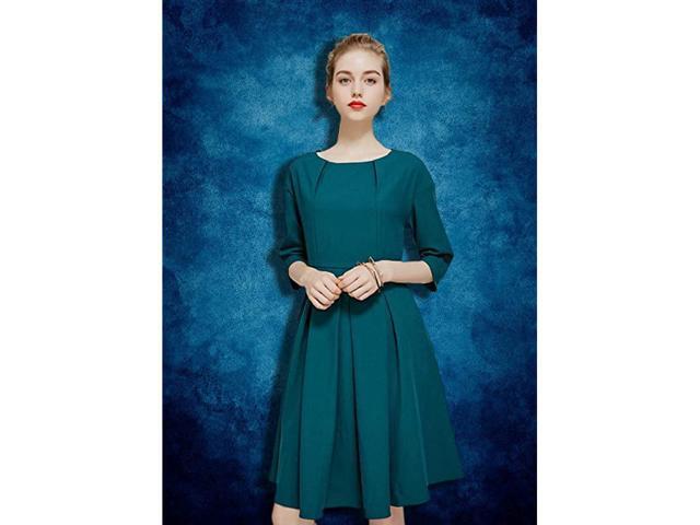 Abstract Blue Portrait Solid Color Backdrop Photography Graduation Baby Shower Party Banner Decoration Vinyl Photo Background Studio Prop PGT030A