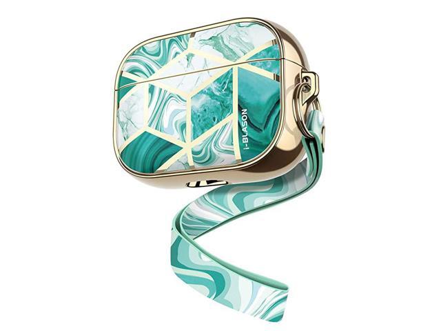 Cosmo Series Case Designed for Airpods Pro 360° Protective Stylish AirPods Pro Case Cover Compatible with Apple AirPods Pro 2019 Jade