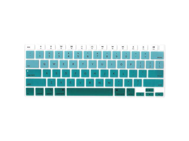 Keyboard Covers for Newest MacBook Air 13 inch 2020 Soft Silicone Skin Protector for MacBook Air 13Inch Touch ID with Retina Display Newest Version