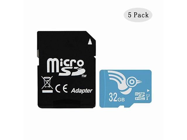 Memory Card 32GB Micro SD Card Class10 5 Pack with Adapter for PhoneCameraTabletU1 32GB5Pack