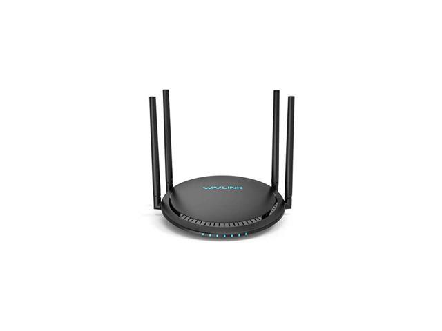 AC1200 Smart WiFi Router 1200Mbps Touch Link Smart Dual Band Gigabit Wireless Internet Router5Ghz + 24Ghz with 4x5dBi Omni Directional Antennas