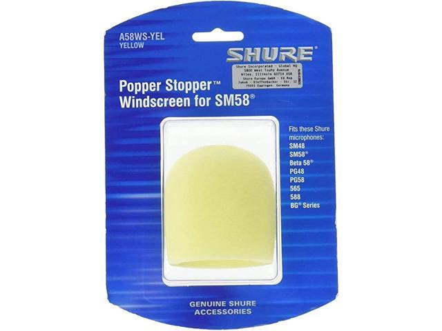 A58WSYEL Foam Windscreen for All Ball Type Microphones Yellow