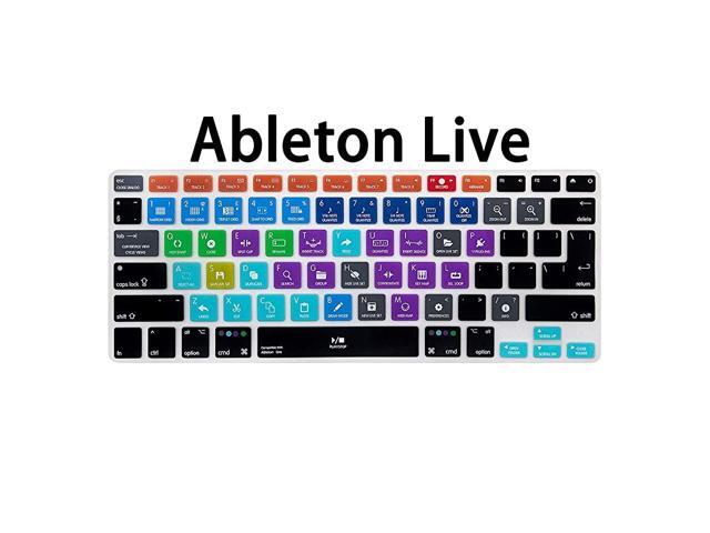 Ableton Live Functional Shortcut Silicone Keyboard Cover Skin for MacBook Air 13 inch for MacBook Pro 13 15 USEU Keyboard Layout