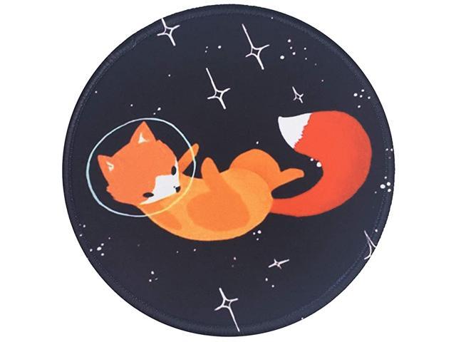 Pad Cute Sweet Fox Pattern Mat NonSlip Rubber Base pad with Stitched Edge Waterproof Office Pad Gaming pad Black Pad Small Size in 787 x 787 x 012