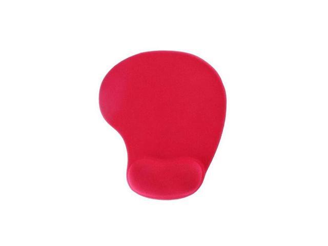 Mouse Pad Solid Color NonSlip Computer PC Mouse Pad Cushion Comfortable Wrist Support Red