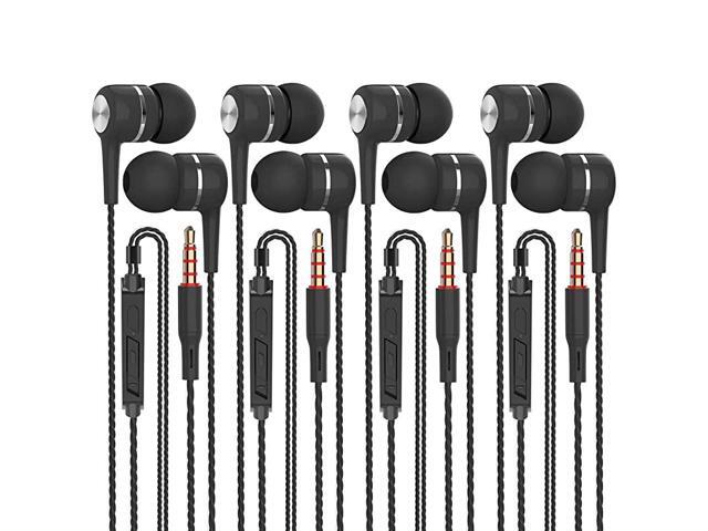 Headphones Earphones Wired Earbuds with Microphone Noise Islating High Definition Fits All 35mm InterfaceStereo for Samsung iPhoneiPad iPod and Mp3