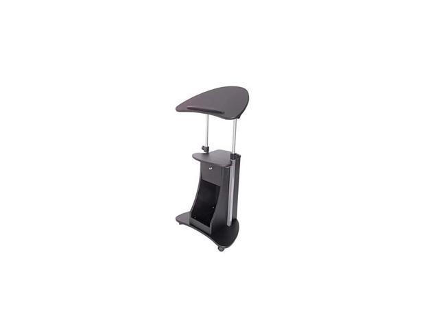 SittoStand Mobile Medical Laptop Computer Cart Black