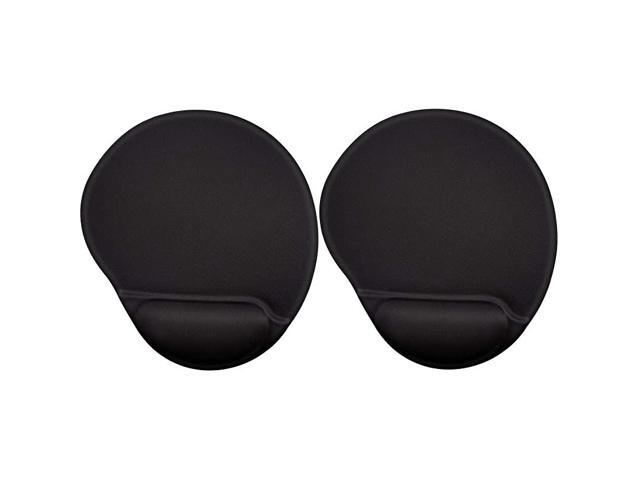 Ergonomic Mouse Pads with Gel Wrist Rest Support Silicone Mouse Pad with Support Bar Gaming Mouse Pad with Lycra Cloth NonSlip PU Base for Computer