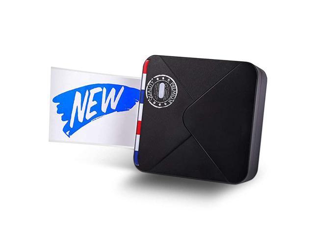 M02S Portable Thermal Printer 300dpi HD Wireless Pocket Printer Print 3 Size Papers Compatible with iOS and Android Thermal Photo Printer for Work
