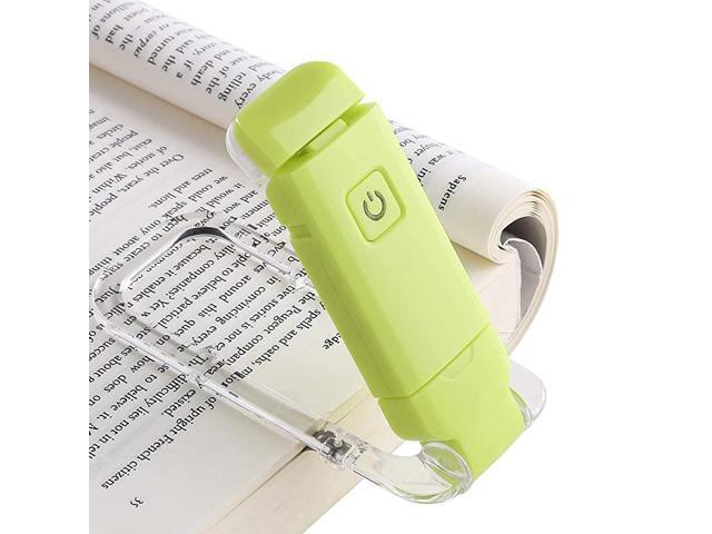 USB Rechargeable Book Light for Kids Warm White Brightness Adjustable for Eye Protection LED Clip on Book Light for Reading in Bed Flexible Book