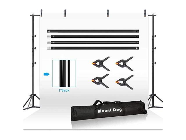 85ftx10ft Background Stand Backdrop Support System Kit Photo Video Studio Adjustable Heavy Duty Background Support with Carrying Bag