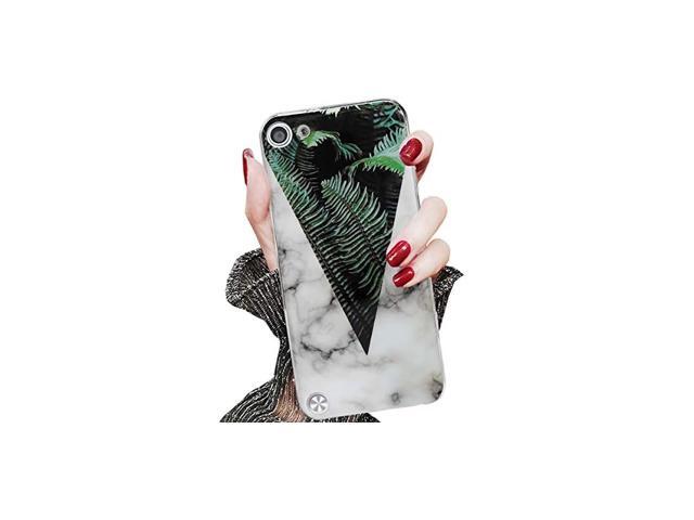 iPod Touch 7 Case iPod Touch Case 6th Generation iPod 5 Case Marble Design Slim AntiScratch Flexible Soft TPU Bumper Back Protective Case for iPod