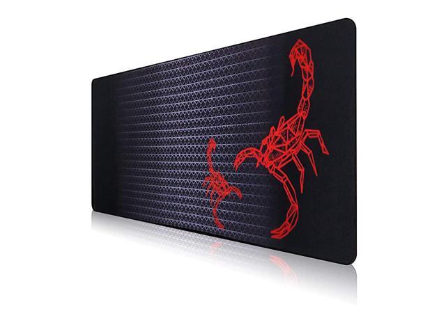 Mouse Pad Extended Large Mousepad with Stitched Edges and Waterproof Surface