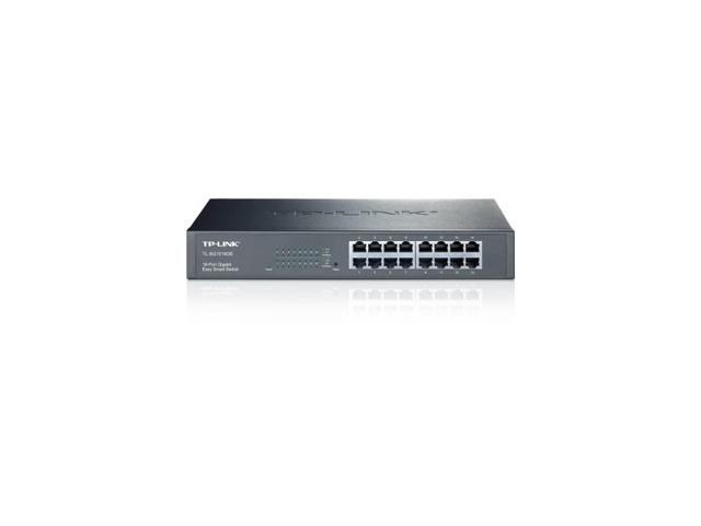 16 Port Gigabit Switch Easy Smart Managed Plug Play Lifetime Protection DesktopRackmount Sturdy Metal w Shielded Ports Support QoS Vlan