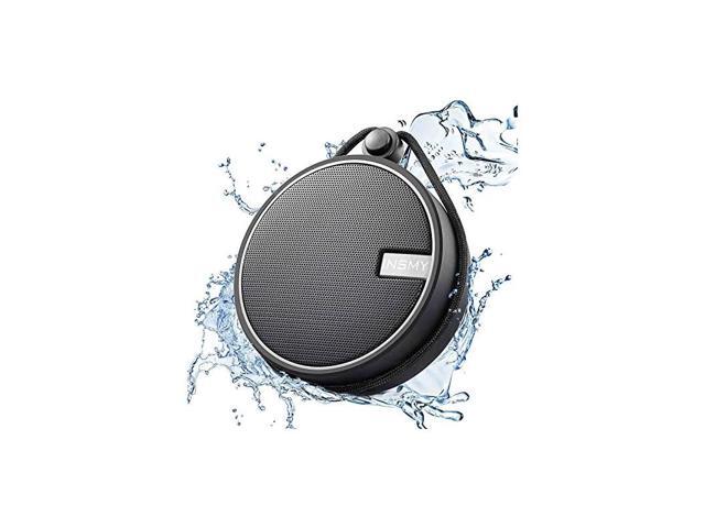 IPX7 Waterproof Shower Bluetooth Speaker Portable Wireless Outdoor Speaker with HD Sound Support TF Card Suction Cup for Home Pool Beach Boating