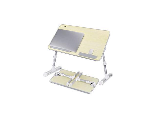 Laptop Bed Tray Table Adjustable Laptop Bed Stand Portable Standing Table with Foldable Legs Foldable Lap Tablet Table for Sofa Couch Floor Medium