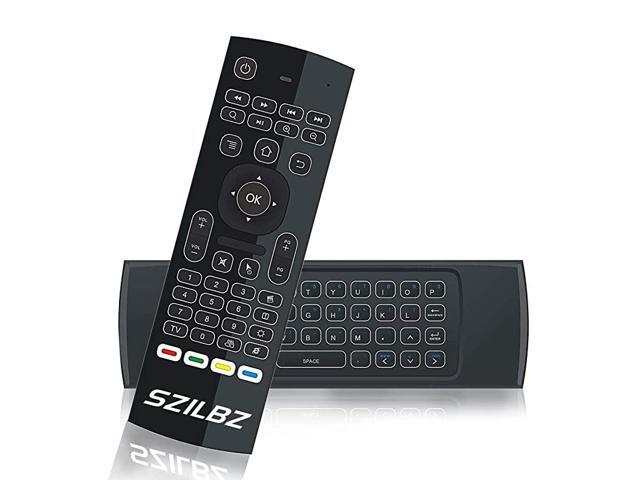 Pro Mini Keyboard Backlight Air Remote MouseAndroid TV Remote ControlIR Learning Mini Wireless Keyboard for Android TV BoxHTPCIPTVPadPS3PS4