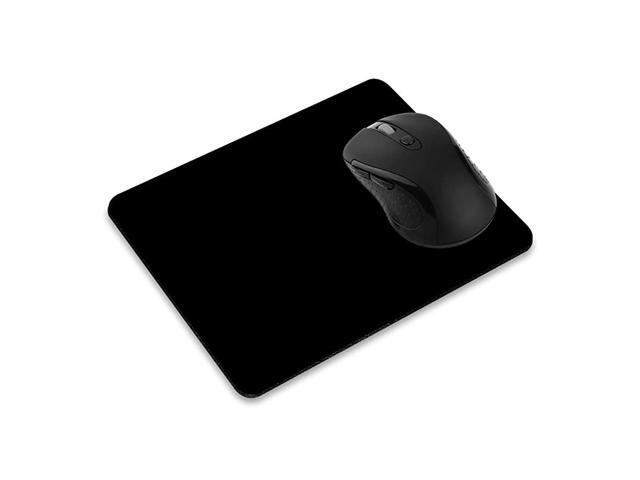 NonSlip Rectangle Mousepad Solid Black Mouse Pad for Home Office and Gaming Desk