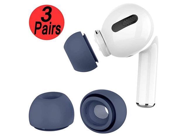 with Airpods Pro TipsReplacement Ear Tips Soft Silicone Headphone eartips for Airpods 3Airpods Pro 3 Pairs S Deep Blue