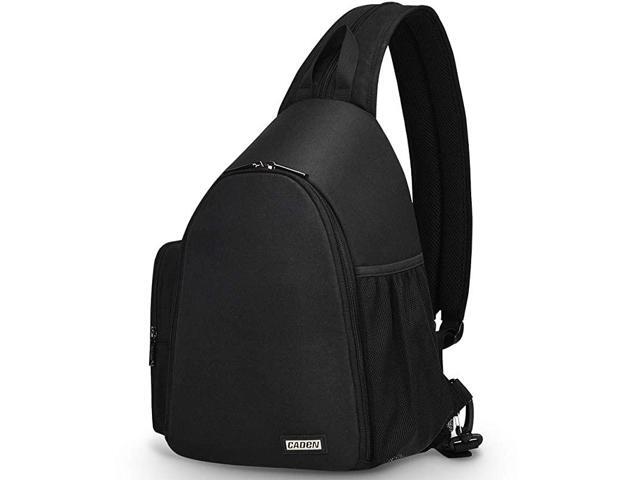 Camera Bag Sling Backpack Camera Case Backpack with Tripod Holder for DSLRSLR Mirrorless Cameras Canon Nikon Sony Pentax Black