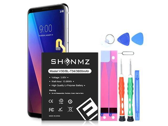 V30 BatteryUpgraded 3600mAh LiPolymer BLT34 Replacement Battery for V30 V30+ H930 H932 LS998 with Screwdriver Tool Kit 3 Years Warranty