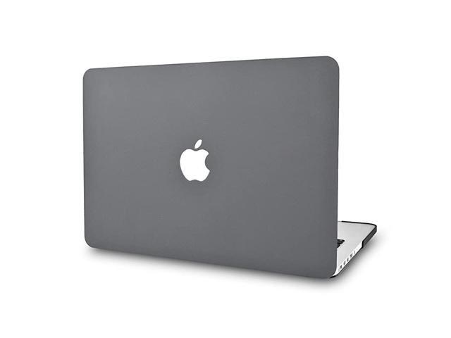Laptop Case for MacBook Air 13 Italian Leather Hard Shell Cover A1466A1369 Grey Leather
