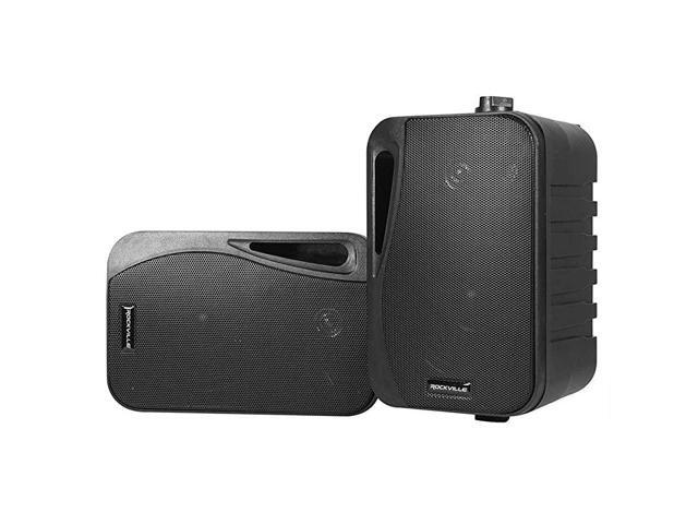 2 HP4S8 BK 4 OutdoorIndoor Swivel Home Theater Speakers in Black 4 inch 8 Ohm