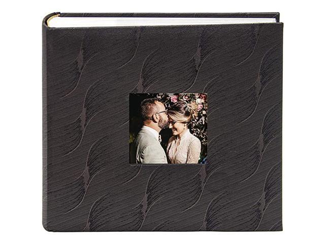 Family Holiday Photo Album Christmas Vacation Anniversary Photography Book for 200 4x6 Pictures Pockets with Memo 2 Per Page Large Capacity Fabric