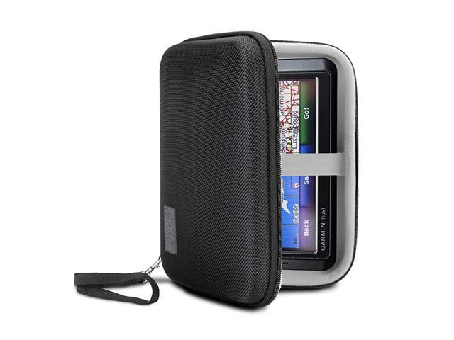 Hard Case Electronic Organizer Travel Case 75 Inch with Weather Resistant Exterior and Large Mesh Accessory Pocket Compatible with Garmin GPS