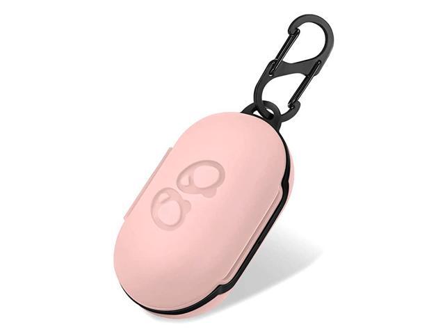 Galaxy Buds Case Protective Silicone Cover for Galaxy Buds Plus Case with Carabiner Keychain Samsung Galaxy Earbuds Accessory Light Pink 9 Color