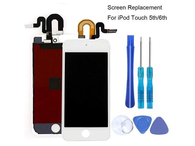 Screen Replacement for iPod Touch 5 5th 6 6th LCD Screen The Whole Display Assembly + Free Repair Tools Touch 567 White