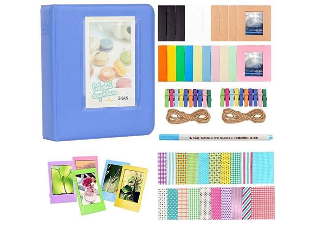 Photo Album Accessories Compatible for Fujifilm Instax Mini Camera HP Sprocket Polaroid Zip Snap Snap Touch Printer Films with Film Stickers Album