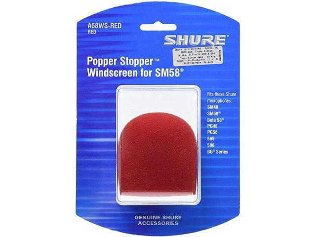 A58WSRED Red Foam Windscreen for All Ball Type Microphones