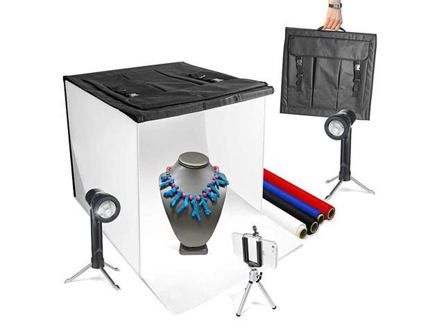 16 x 16 Table Top Photo Photography Studio LED Lighting Light Tent Kit in a Box Photo Background Shooting Tents AGG349