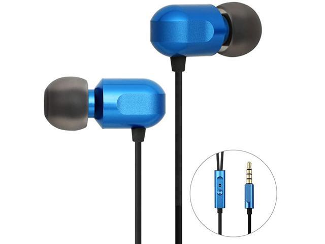 Earbuds Wired Earphones Noise Isolating Headphones Earbuds with Microphone Heavy Deep Bass Earphones Ear Buds in Ear Headphones Fits All 35mm