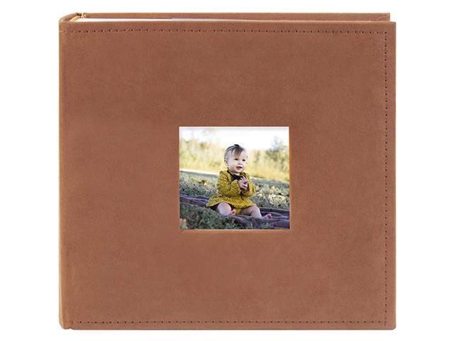 Family Holiday Photo Album Christmas Vacation Anniversary Photography Book for 200 4x6 Pictures Pockets with Memo 2 Per Page Large Capacity Suede