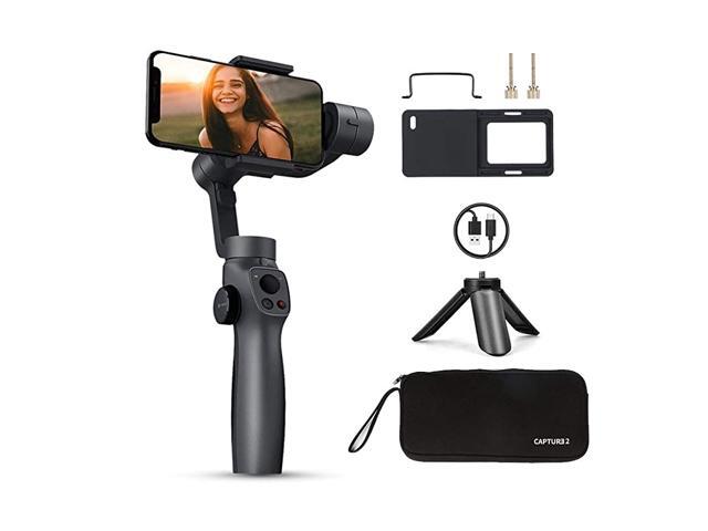 Capture 2 3Axis Handheld Stabilizing Smartphone Gimbal Mobile Cell Phone Handheld Gimbal Stabilizer YouTube Video Vlog Live Video for iPhone 11 Pro