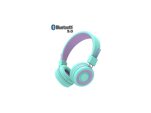 BTH02 Kids Headphones Kids Wireless Headphones with MIC 22H Playtime Bluetooth 50 Stereo Sound Foldable Adjustable Headband Childrens Headphones