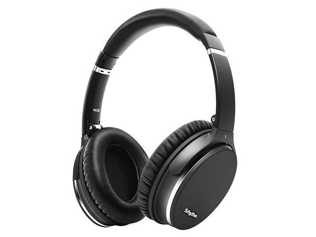 Noise Cancelling Headphones Wireless Bluetooth 50Fast Charge OverEar Lightweight NC35 Headset with MicrophonesMega Bass 40+ Hours Playtime Low