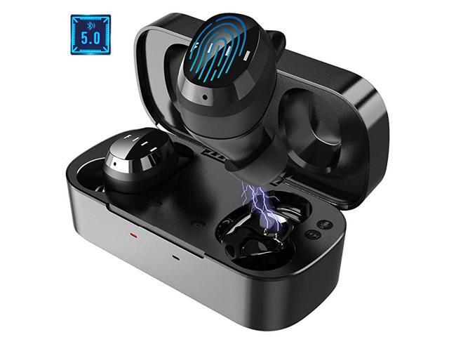 Wireless Earbuds T1X TWS True Wireless Earbuds Cordless Bluetooth 50 Earphones with Microphone Bass Bluetooth Earbuds NoiseCancelling Sweatproof