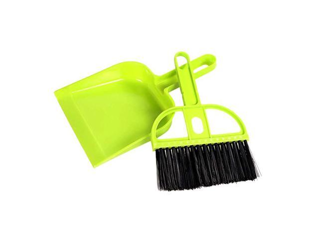 Small Broom Dustpan with Shovel Set Keyboard Computer Cleaning BrushCleaner for Desk DustPets HairsCrumbsScraps LaptopPiano
