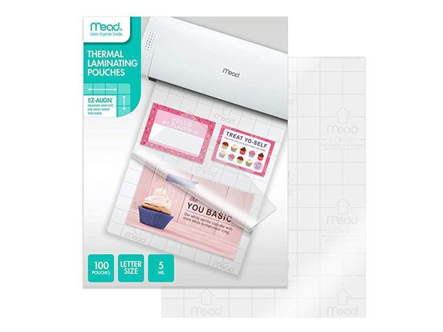 Thermal Laminating Pouches Lamination Sheets Letter Size Pouch 5 Mil EZAlign 200 Pack 39033