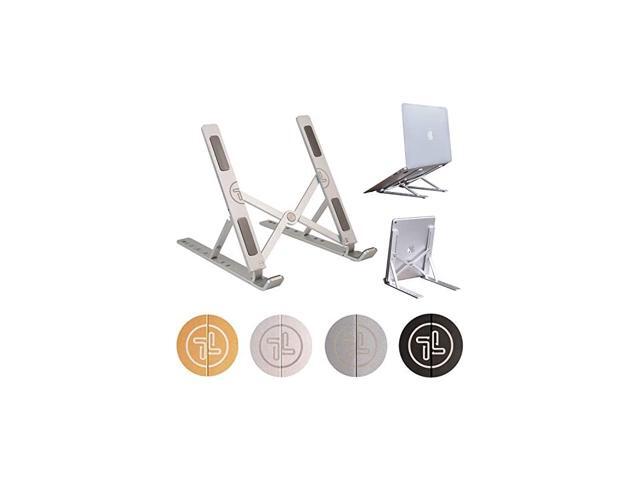 Laptop Stand Foldable Aluminum Adjustable Laptop Stand for Desk with 7 Angle Adjustable Stand Compatible with MacBook Air MacBook Pro iPad and