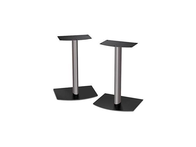 FS1 Bookshelf Speaker Floor Stands pair Black and Silver