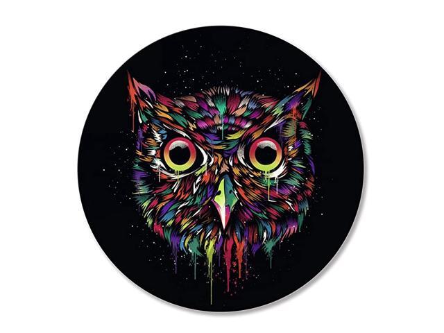 Colorful owl Mouse pad Personalized Art Design Mouse pad