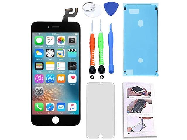 iPhone 6S LCD Screen Replacement 47 inch Black 3D Touch Screen Display Digitizer Repair Kit Assembly with Complete Repair Tools and Screen Protector