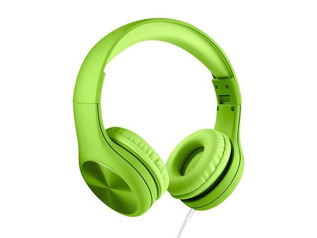 New Connect+ PRO Kids Premium Volume Limited Wired Headphones with SharePort and Inline Microphone Children Green