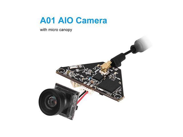 A01 AIO Camera 58GHz 025200mW VTX Transmitter 800TVL NTSCPAL OSD SmartAudio for 24S Tiny Whoop DronePinConnected Version