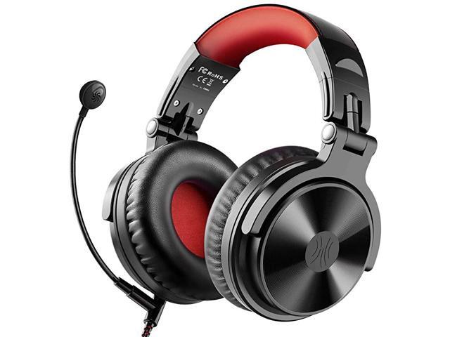 Bluetooth Over Ear Headphones with 80 Hrs Playtime Wired Gaming Stereo Headsets with Boom Mic for PS4 Xbox one PC Wireless Headset for Phones